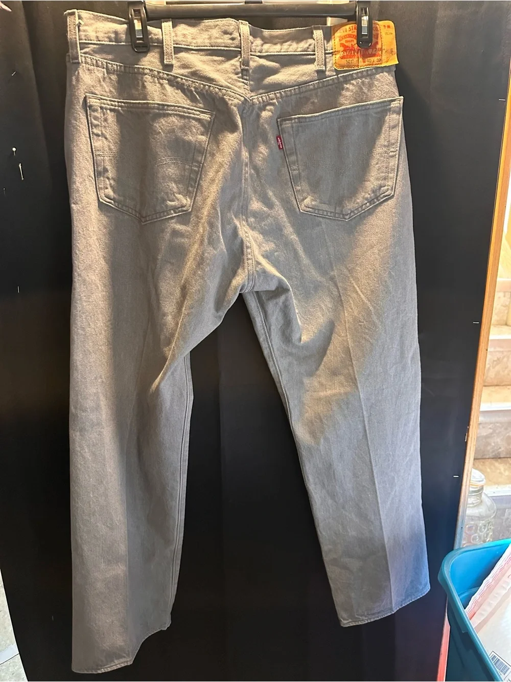 Levi's 501® Straight Jeans in Light Gray